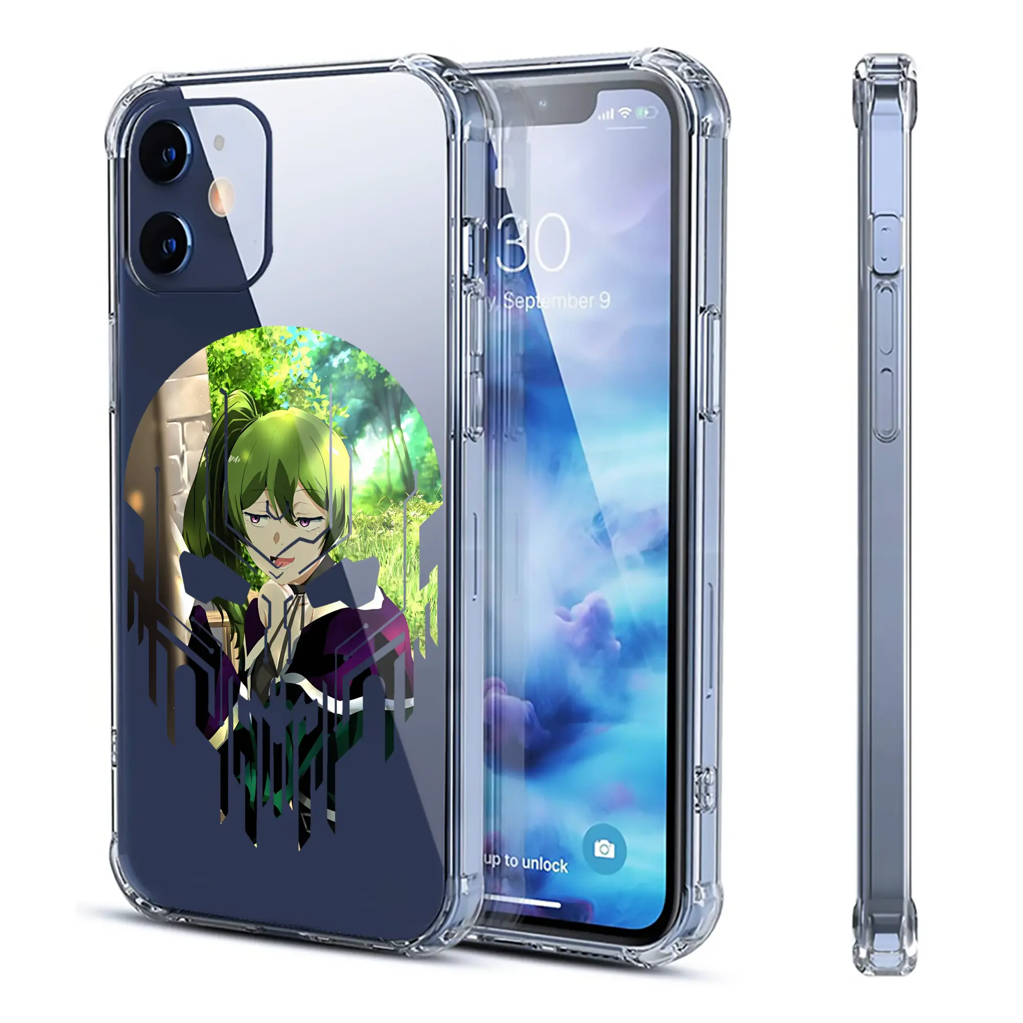 葬送のフリーレン（Frieren） グッズ,ユーベル（Übel） - IPhone 12シリーズ対応 ・ 透明スマホケース ・ クリアソフトケース ・ TPU素材 ・ 耐衝撃 ・ 高密着 ・ 防汚 防指紋 ・ 簡単着脱